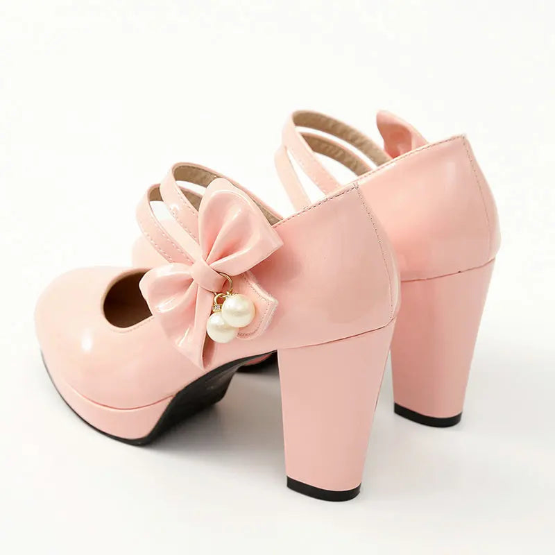 Children Girls High heel Shoes For Kids Princess Sandals Woman Pumps Fashion Butterfly knot Female High heels For Party Wedding