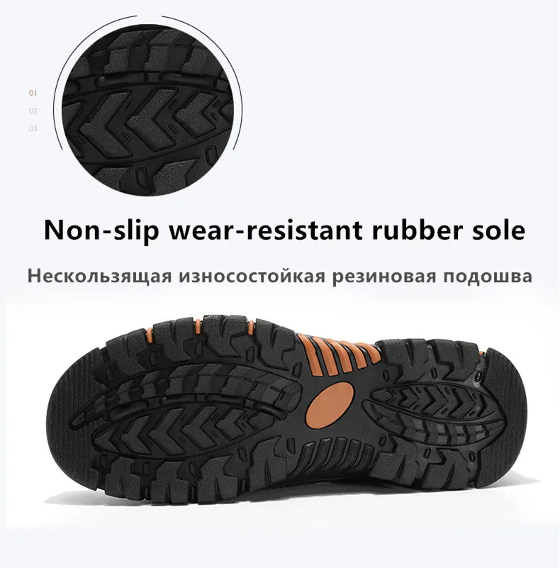 2024 New Men Shoes Genuine Leather Men Flats Loafers High Quality Breathable Outdoor Men Sneakers Male Casual Shoes Plus Size 48
