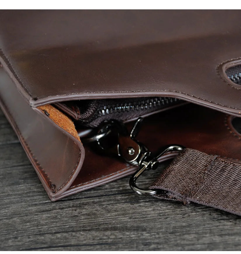 Business Briefcase Men Travel Portable Handbag Solid Casual Leather Messenger Crossbody Bag Male Big Office Laptop Bag XA219C