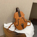 Women Music Tote Bag Violin Purse Backpack Novelty Leather Piano Shoulder Crossbody Bag Handle Handbag for Ladies