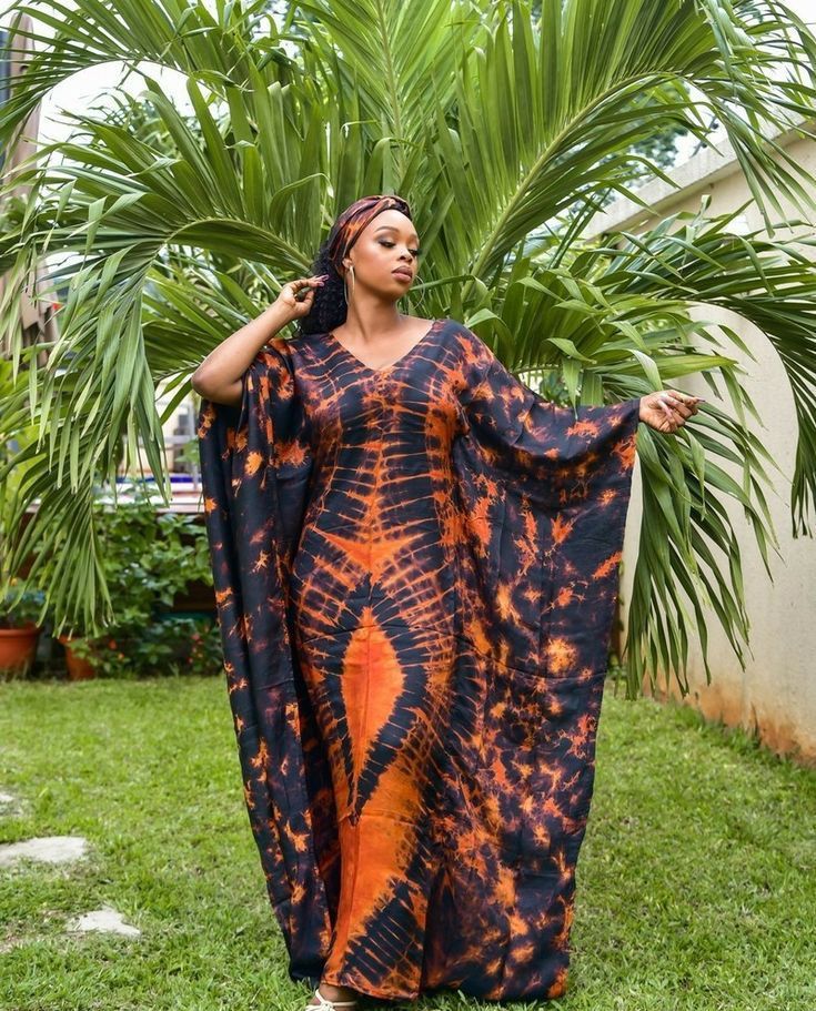 African Prints Long Bubu Gown