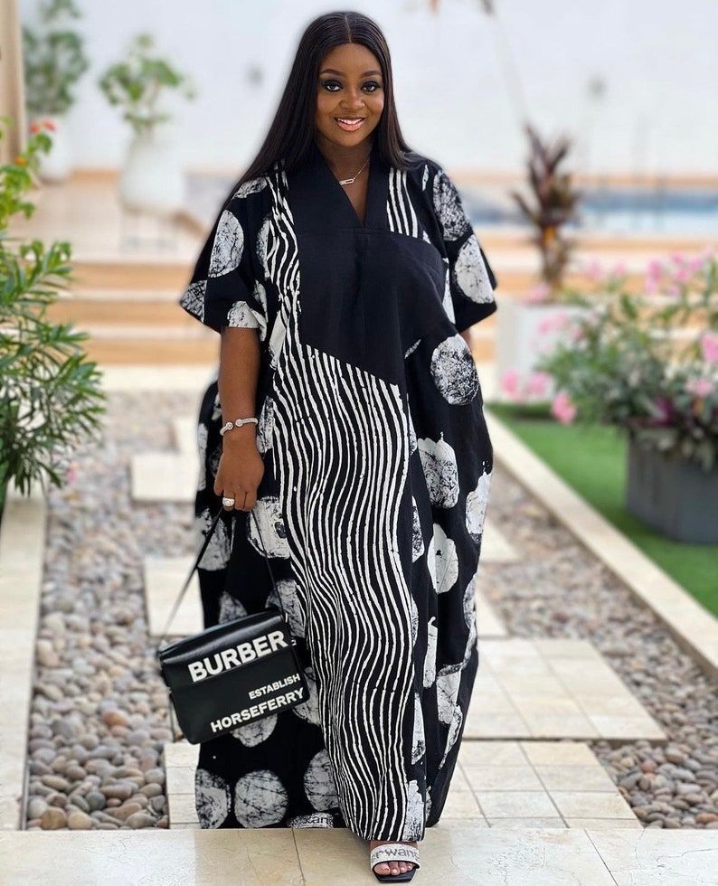 African Prints Long Bubu Gown