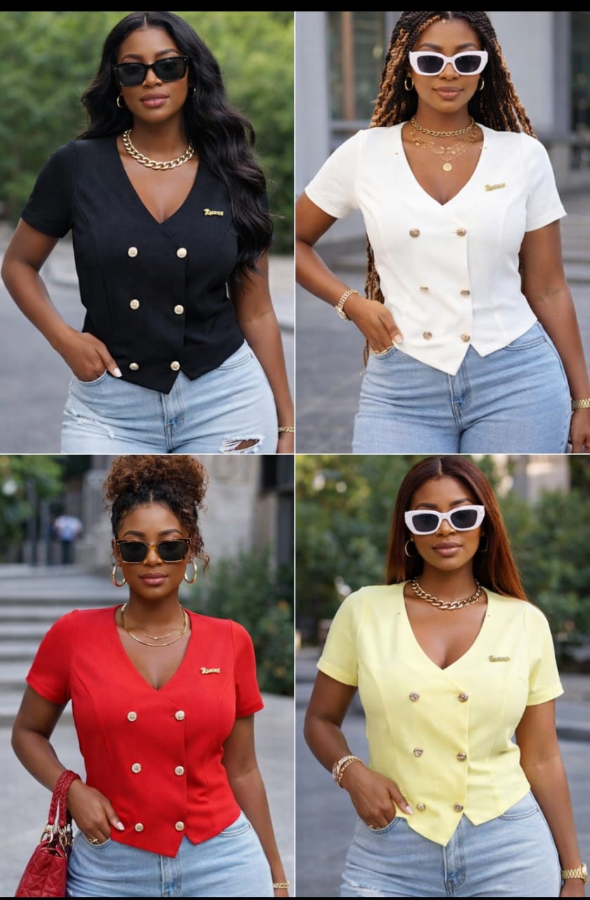 Stretchy button tops