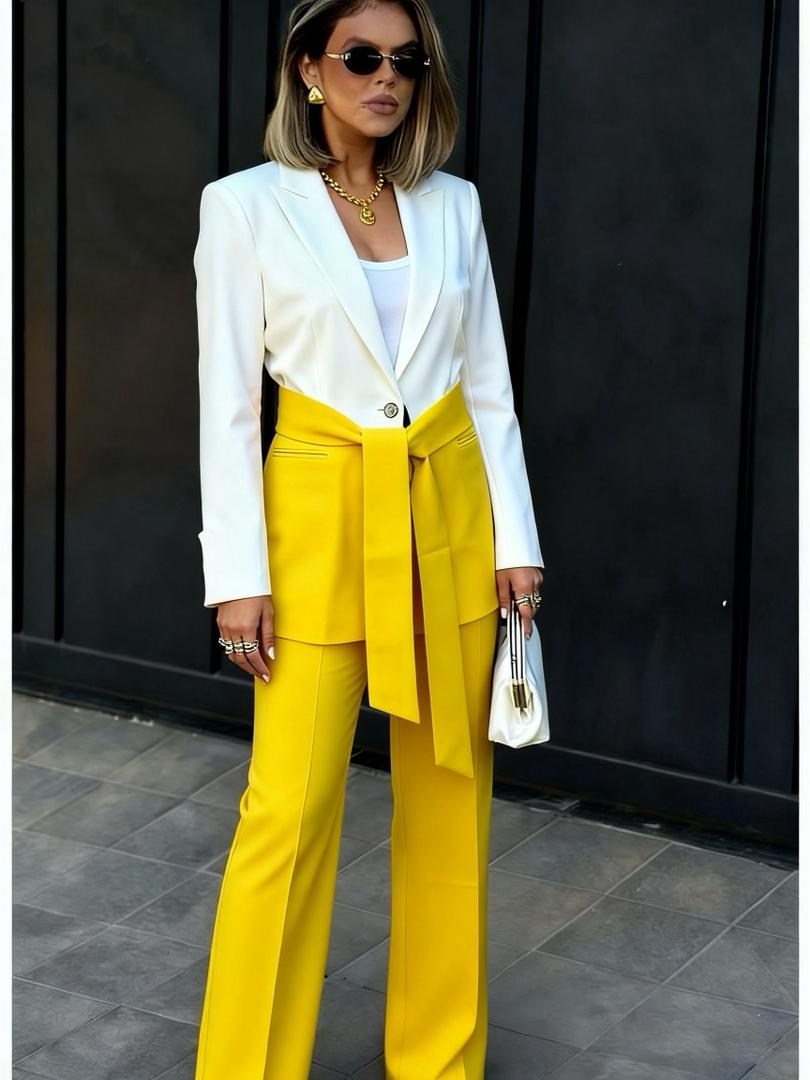 Pant Suit trousers up and down