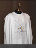 Men's Agbada kaftan complete with monogram