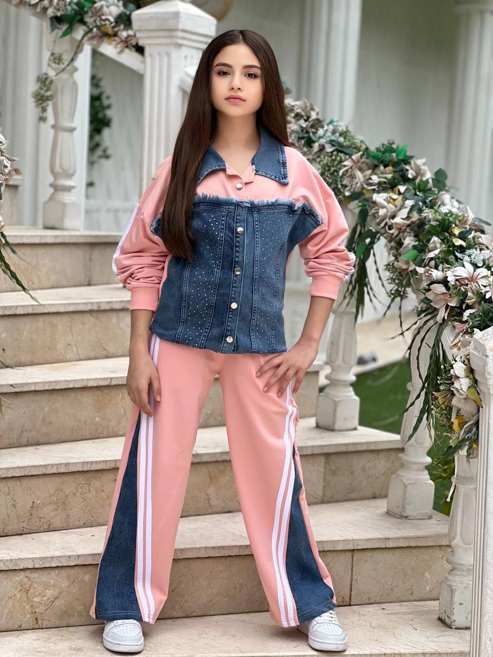 Girls and Teenagers up and down trouser jean design dress