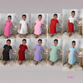 Girls party dress up and down