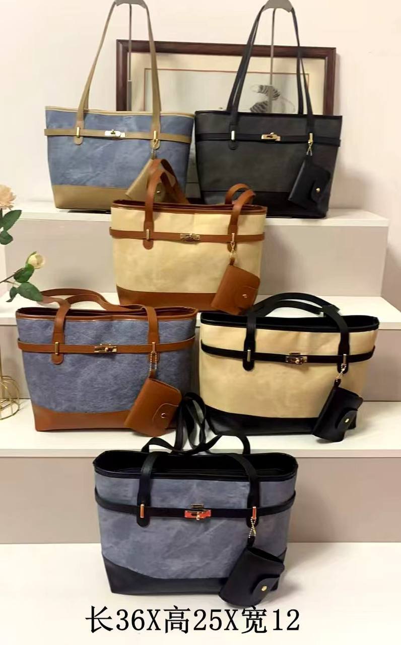 Quality Leather 2 in 1 Tote bag