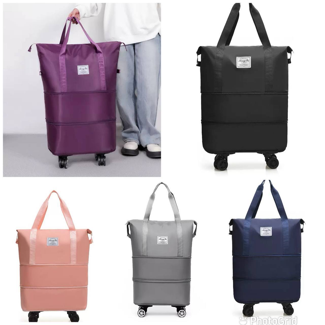 Foldable Travelling bag with wheel