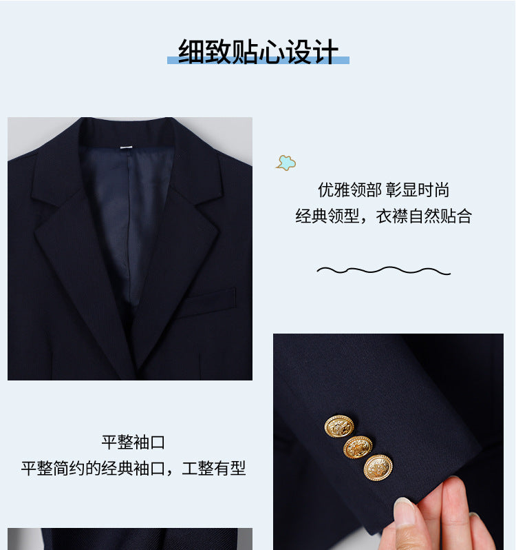 Kids School Uniform Girls Jacket Pleated Skirt Suits Boys Formal Dress Toddler Student Clothes Sets Children Korean Class Outfit