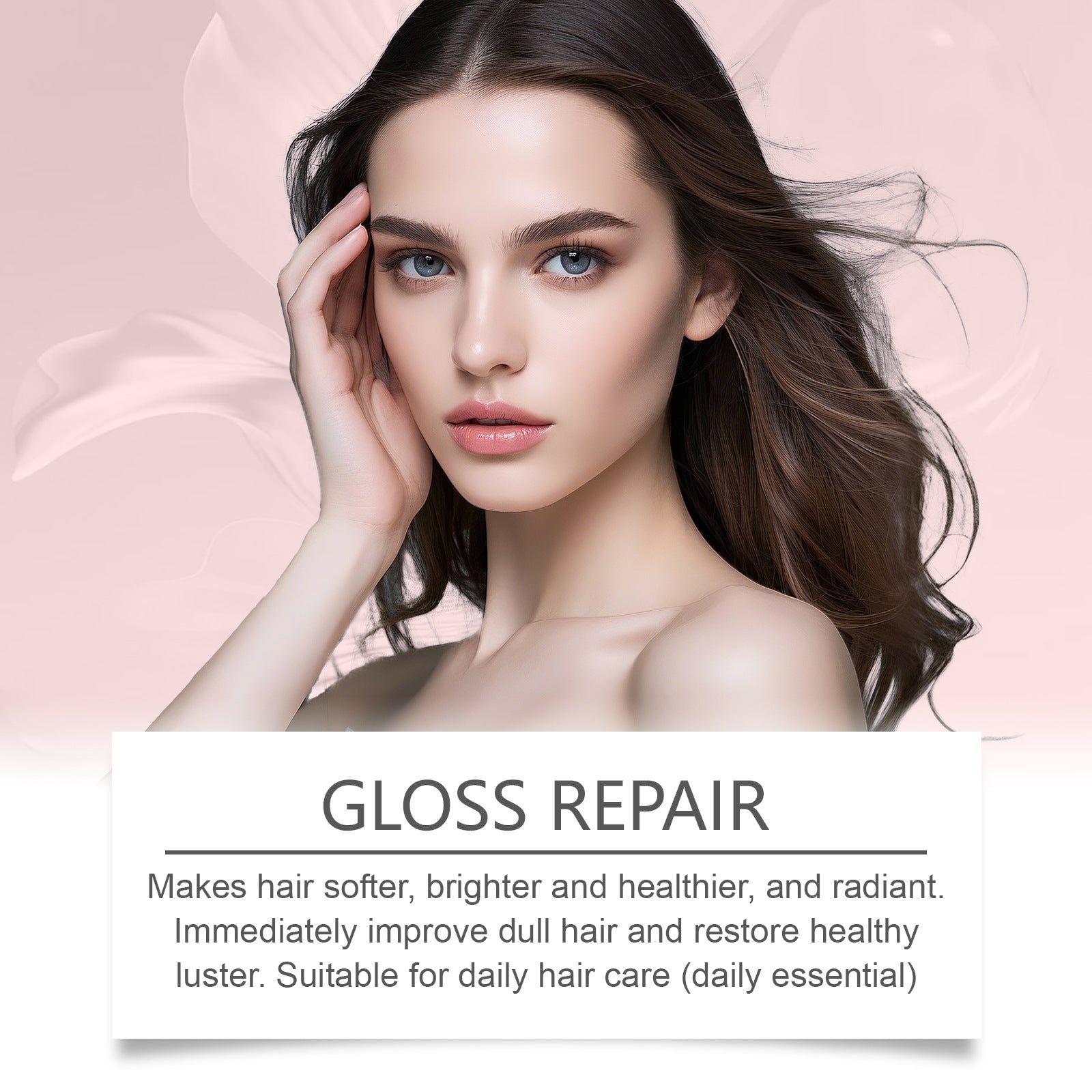 Shiny Hair Oil Deep Moisturizing Repair Dry Damaged Split Ends Hair Anti Frizz Restore Hair Luster Smooth Nourishing Hair Serum