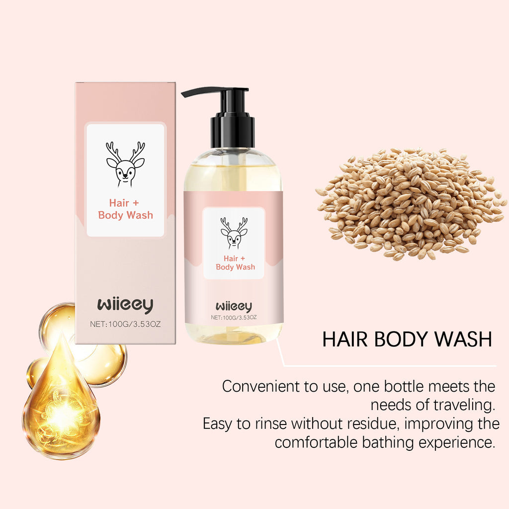2 in 1 Children Shampoo Body Wash Gentle Cleansing Moisturizing Soothing Soft Smoothing Fresh Fragrance Refreshing Body Skincare