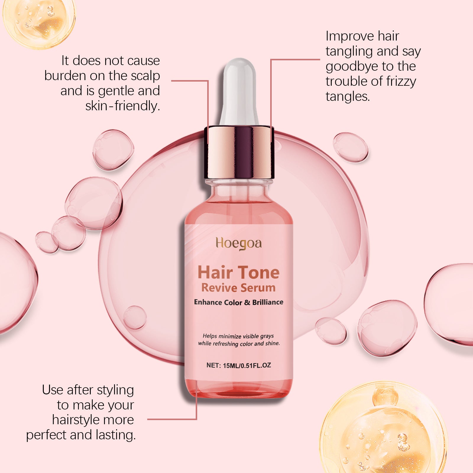 Shiny Hair Oil Deep Moisturizing Repair Dry Damaged Split Ends Hair Anti Frizz Restore Hair Luster Smooth Nourishing Hair Serum