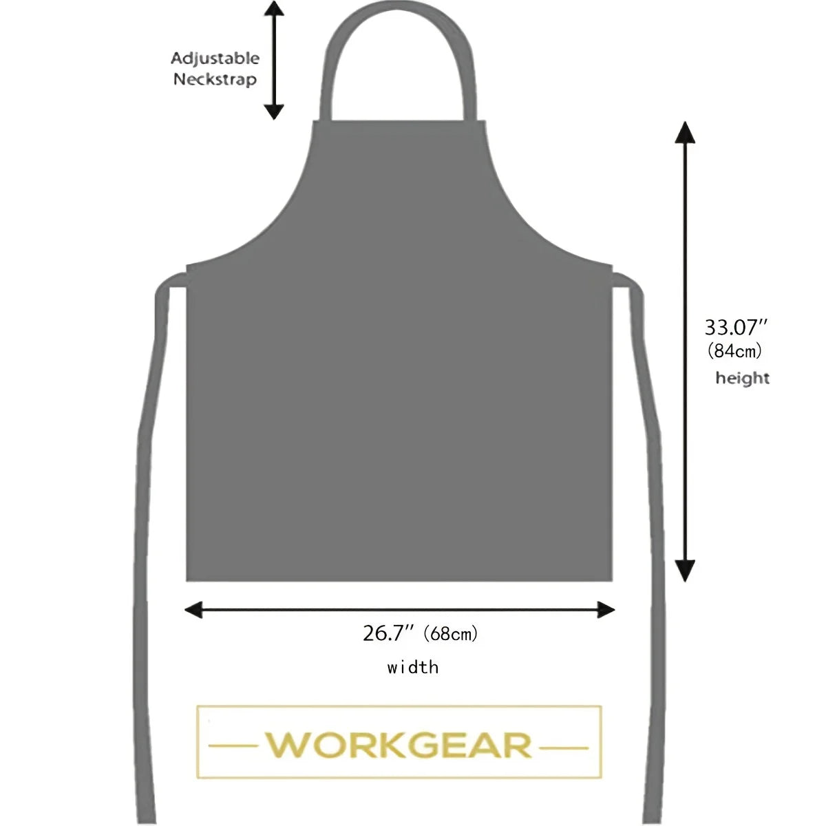 Lightweight Denim Jean Tool Apron with Pockets Waterproof Waxed Canvas Apron for Men and Women Adjustable Work Apron