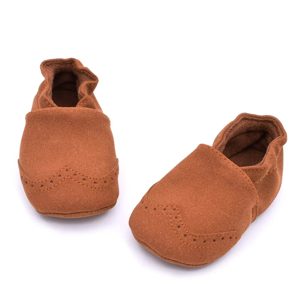 Baby Boy Girl Shoes Soft Leather Infant Toddler Baby First Walker Casual Anti-slip Toddler Baby Kids Crib Shoes -18 Months