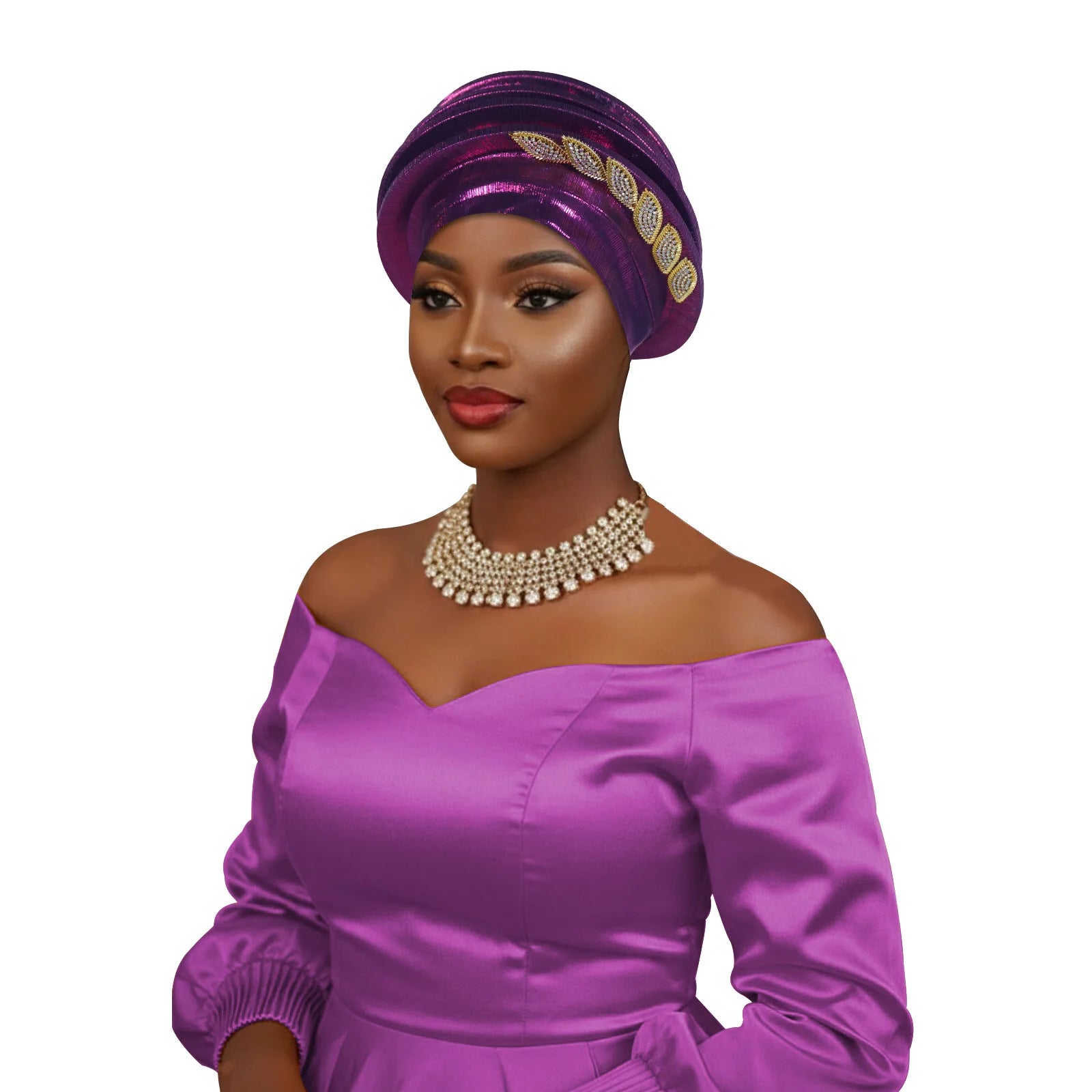 Ready African Auto Gele Headtie Women's Turban Cap Nigeria Wedding Geles Muslim Head Wraps Bonnet Turbante Mujer 2026 New