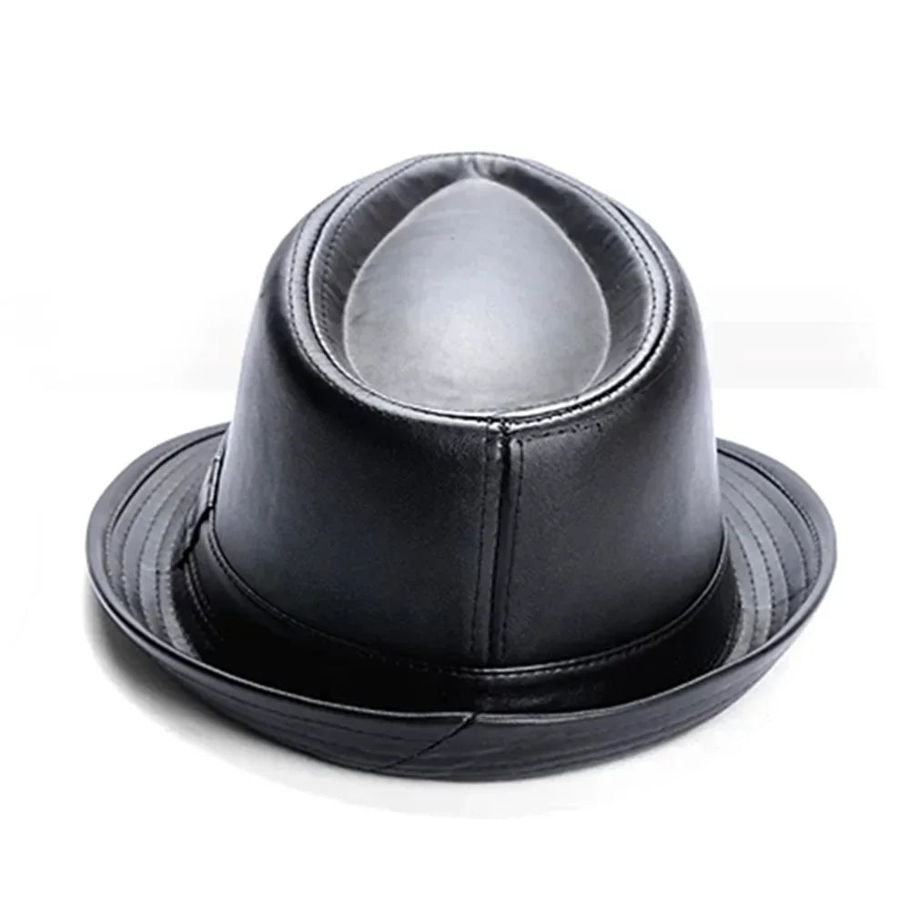 Men's and Women's Gentleman Hat Casual England Cowboy Hat Retro Warm Bowler Hat Jazz Cap Out Hundred with The Trend Cap