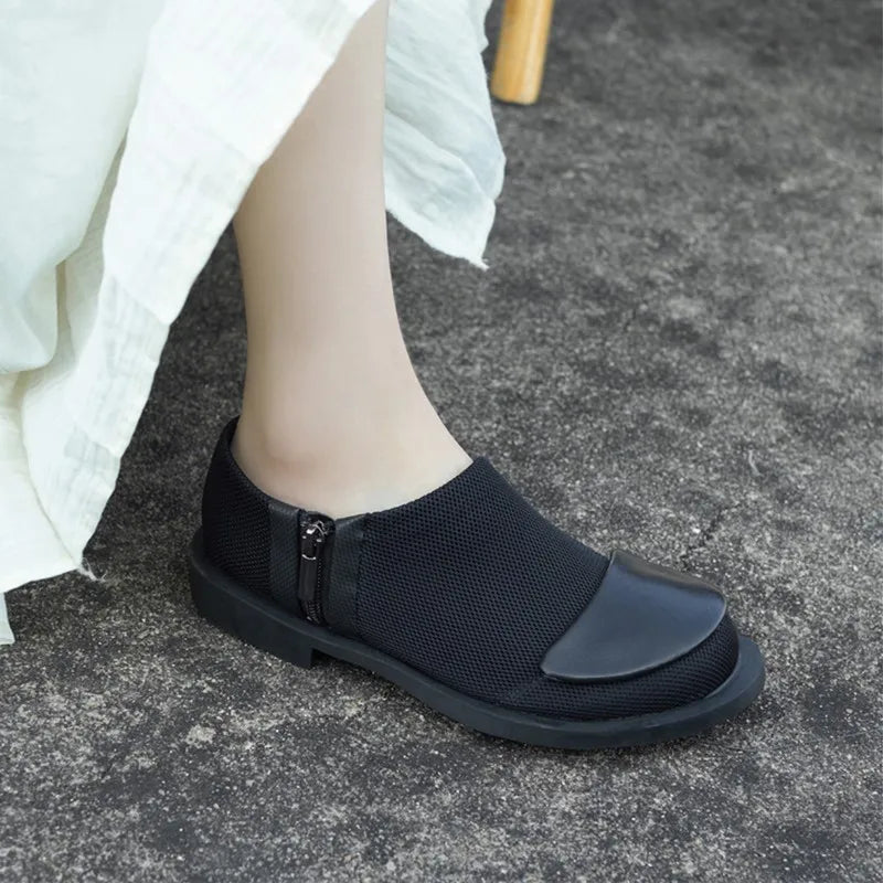Women's Loafers 2026 New Style Genuine Leather Single Shoes for Women, Low Heel, Breathable, Luxurious Sneakers Women Shoes