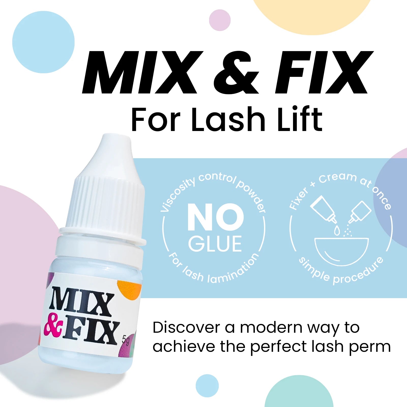 PERMANIA New Super Mix Styling Powder Innovative 5g Glueless Eyelash Brow Lifting Safety Lash Lifting Powder Beauty Health Tools