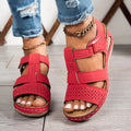2026 Summer Women Wedge Sandals Premium Orthopedic Open Toe Sandals Vintage Anti-slip Casual Shoes Female Platform Retro Sandals