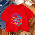 Kids Streetwear T Shirt Trolls Cute Design Summer Fashion Outfit For Boys Girls 3-14Y