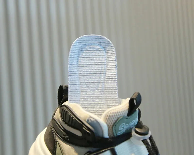 Kid Sneakers School High-top Causal Sports Shoes for Boy Non-slip Spring Autumn Children Fashion Girls Chunky Basketball Shoes