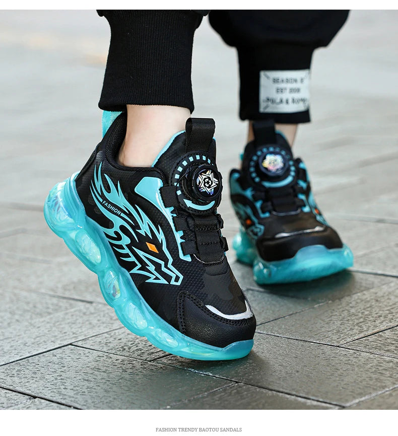 Kids Shoes Boy Casual Sneakers Platform Comfortable Children School Sports Tenis Boy Shoes Children's Basketball Shoes