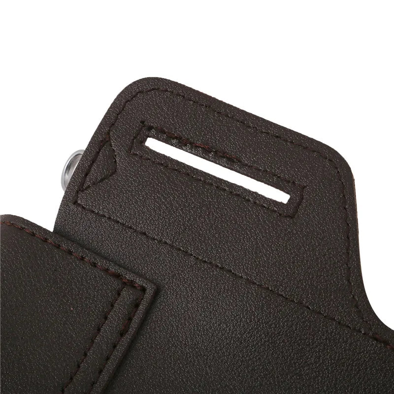 Phone Belt Bag For Men Bags Cell Phone Loop Holster Phone Pouch Wallet High Quality Multifunctional PU Leather Phone Case