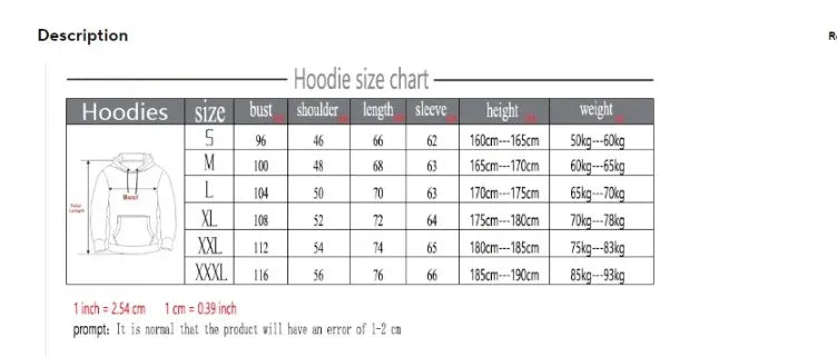 Fashion Streetwear Anime Hooded Sweatshirts, Casual Hoodies for Men and Women, Hip Hop Style Pullovers