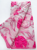 Fashion African Brocade Lace Fabric 2025 High Quality French Jacquard Organza Lace Fabric For Nigeria Women Wedding Dress Party