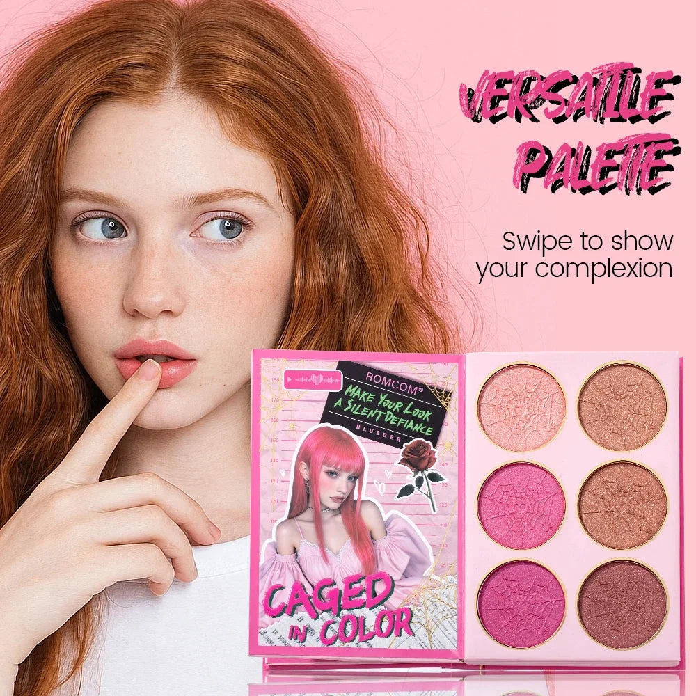 5-Page Makeup Palette with 70 Colors: 48 Matte & Shimmer Eyeshadows, 6 Lip Colors, 6 Blushes, and 10 Contour Shades - The Perfec