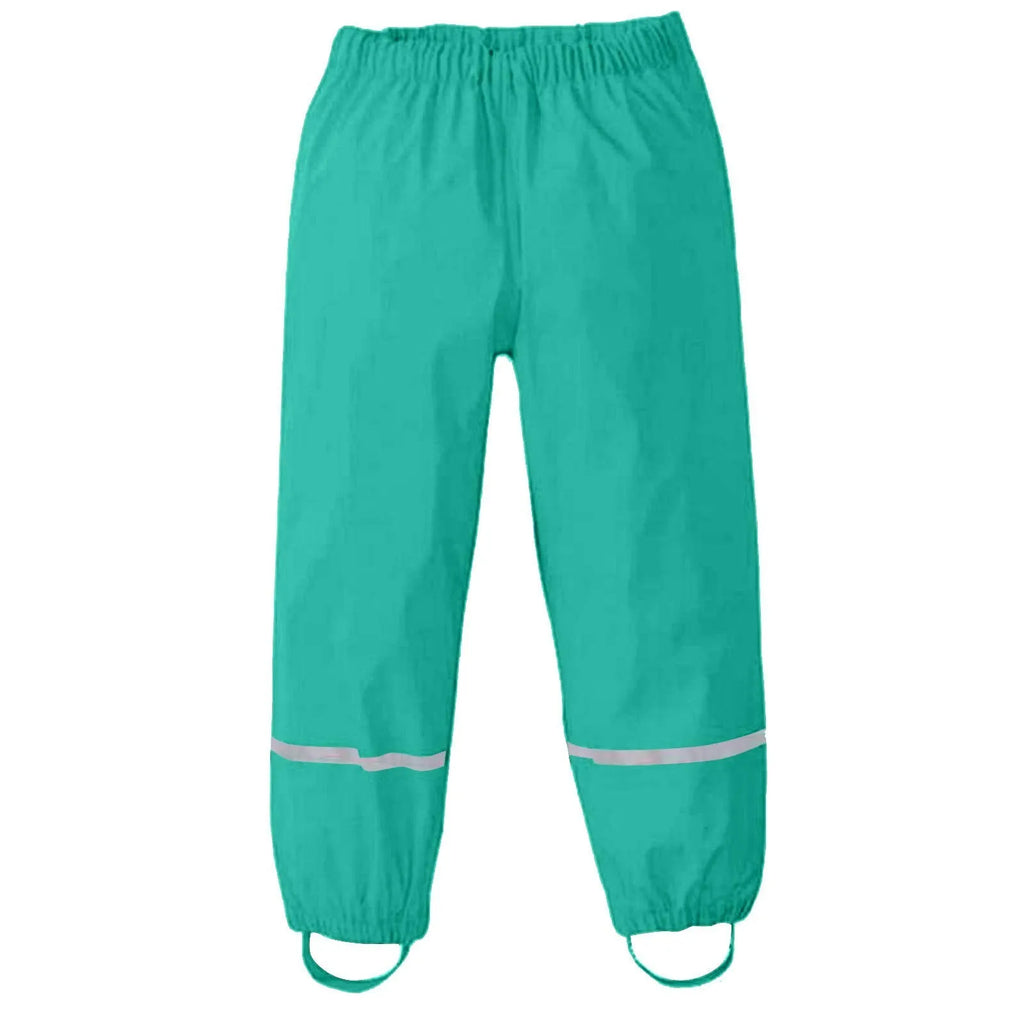 Children's Solid Color Loose Pencil Wind And Waterproof Mud Trousers Breathable Multi-function Casual Trouser For Boys And Girls