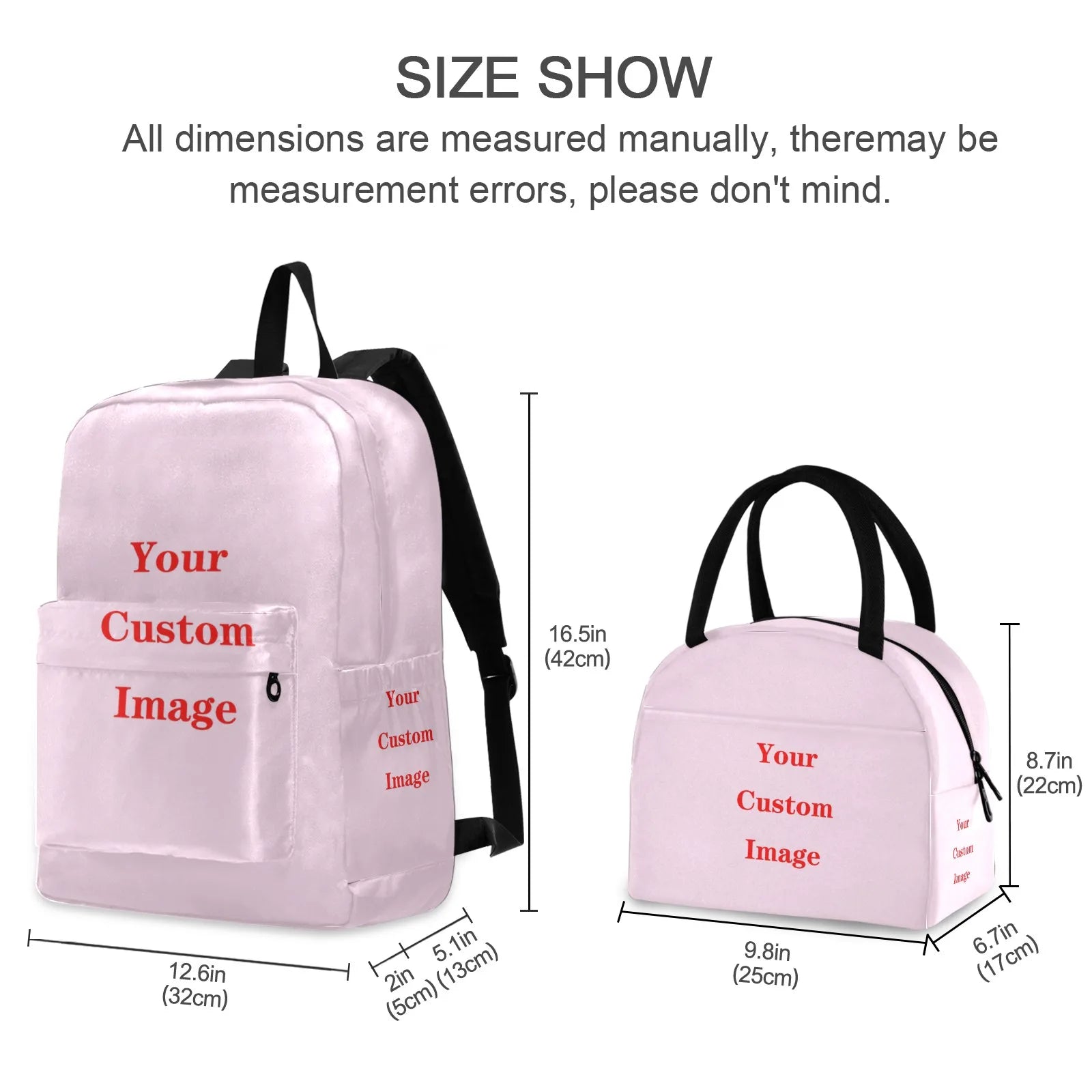 2025 New Children School Bags 2pcs Set Kids Custom pattern Backpack Boys Girls Schoolbag Baby Toddler Bag Mochila Infantil