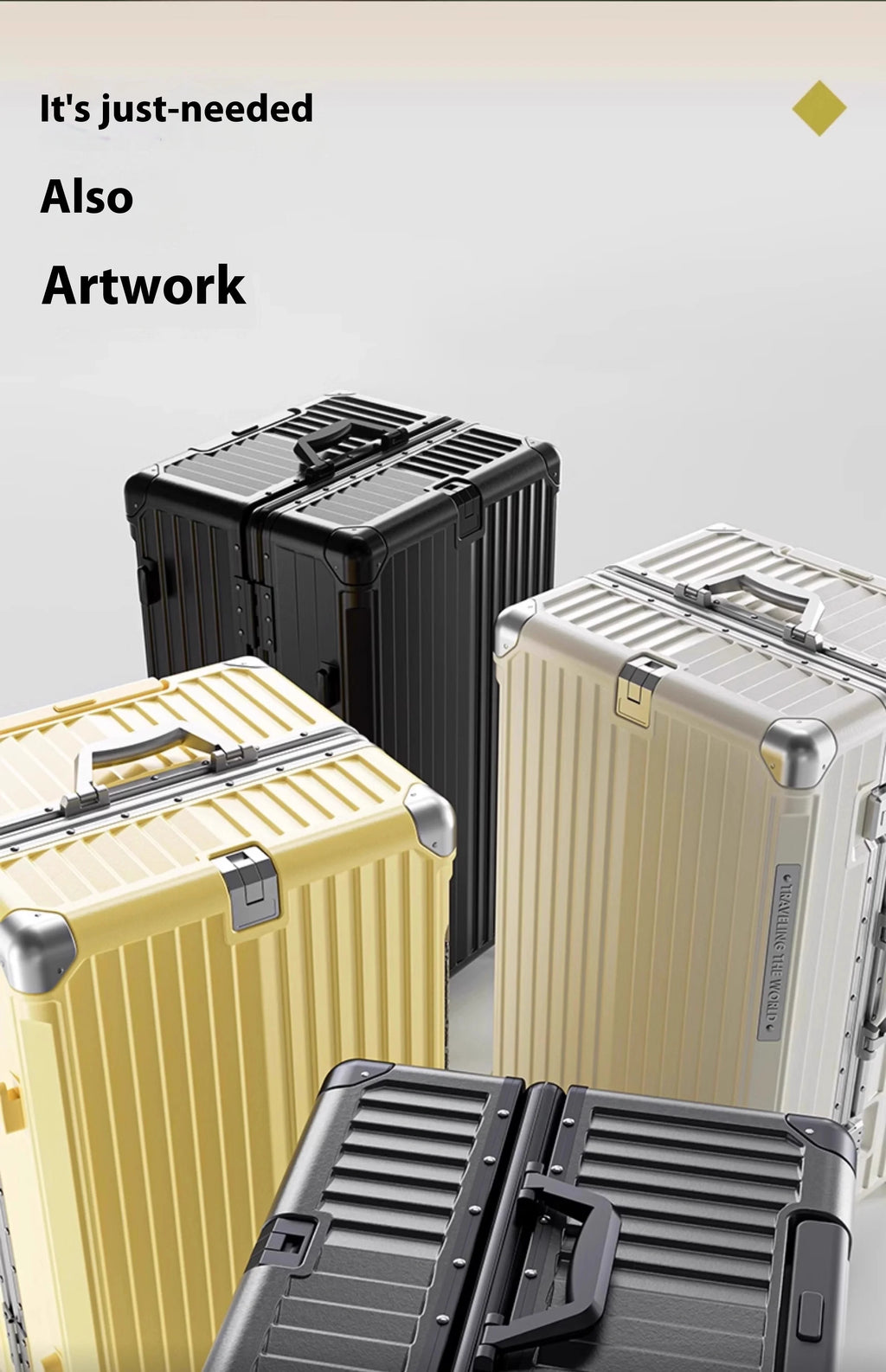 2025 New Suitcase Large Capacity Travel Password Box Registration Box 20/24/26/28/30-inch Trolley Box Men's And Women's Suitcase