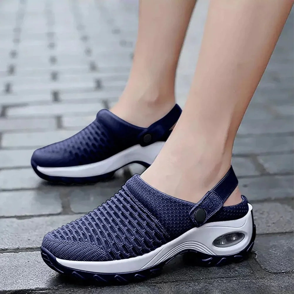 Women Shoes Increase Cushion Sandals Platform Sandal for Women Breathable Mesh Outdoor Walking Slippers Sandals Size 35-43