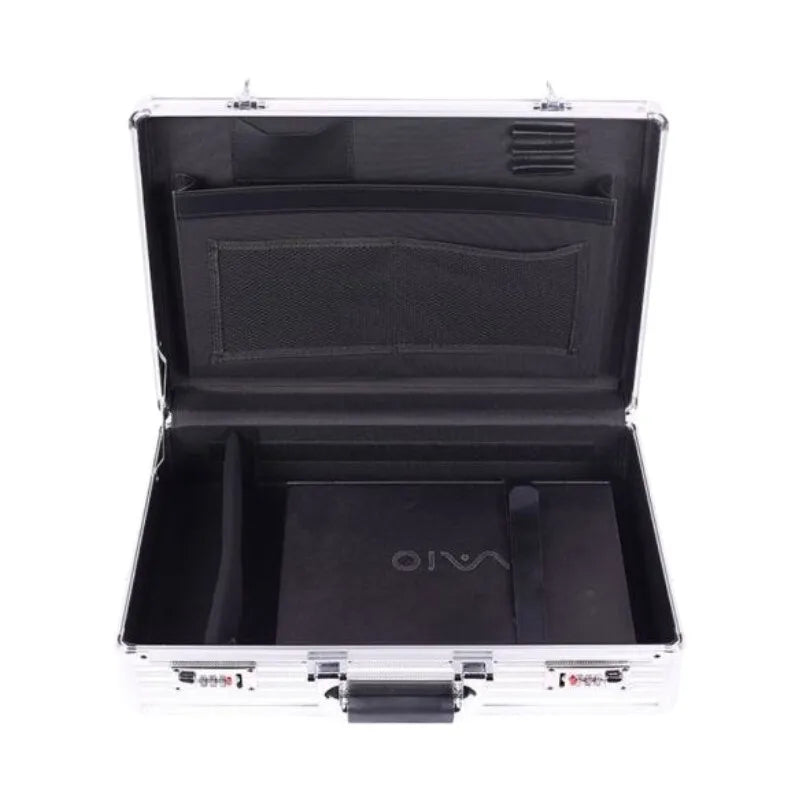 Portable Locking Security Briefcase for Business Travel, Office Documents & Tool Storage - Durable Carry-on Luggage Case