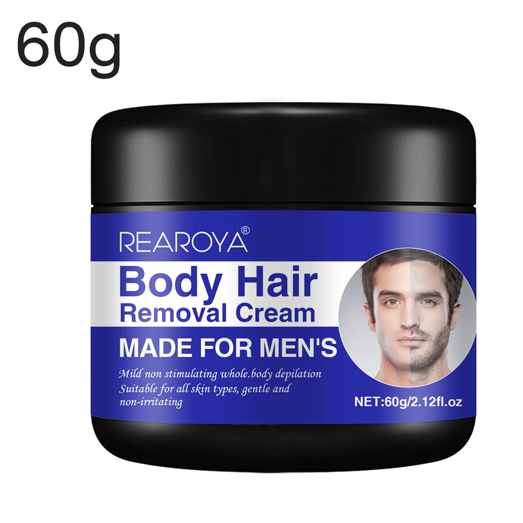 Men'S Painless Hair Removal Cream Mild Non Irritating Hair Removal Cream Body Arm Armpit Leg Gentle Refreshing Hair Removal