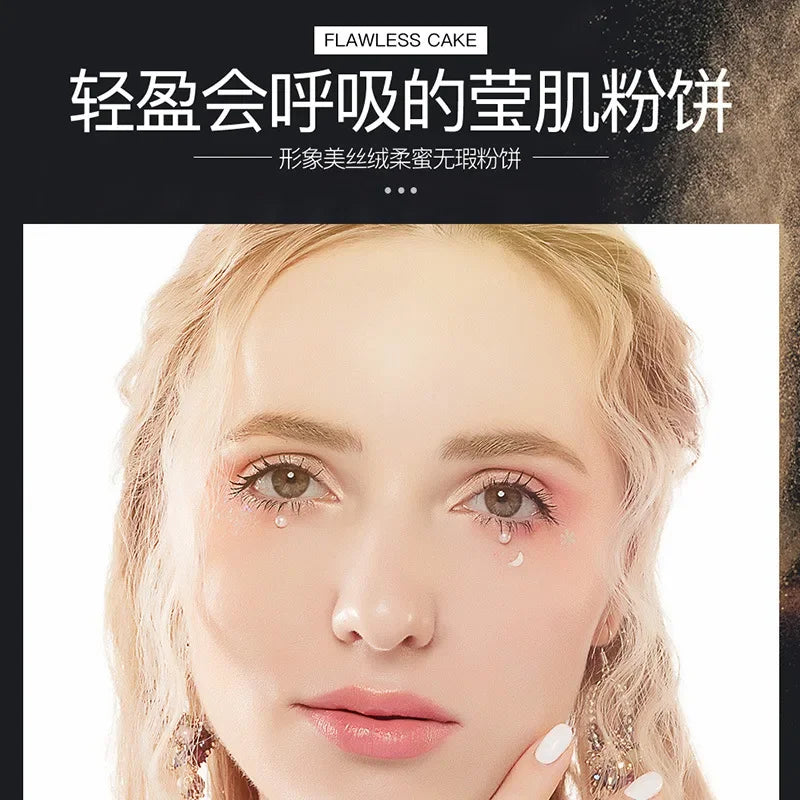 Velvet Face Makeup Powder Waterproof Loose Powder Soft Setting Up Finish Honey Control Make Oil Compact Powder Skin