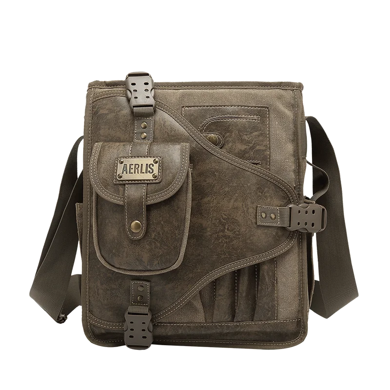 Man Messenger Shoulder Bag 2022 Canvas Business Casual Zipper Handbag Male Satchel Cross Body Bags Men bolsa crossbody bags sacs