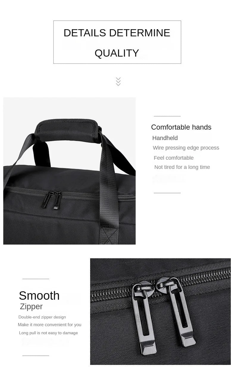 Large capacity travel bag with printed logo name boxing sports storage bag gym bag personalized pattern