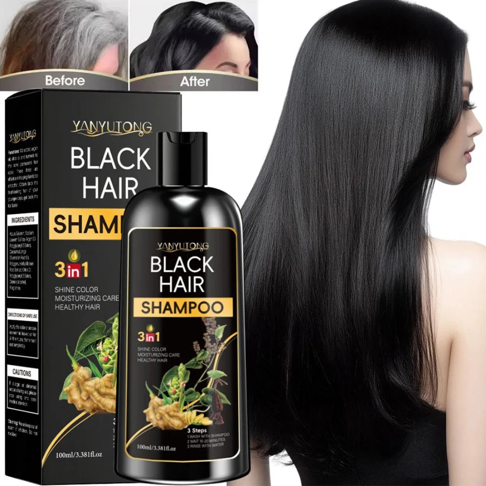 3 in 1 Turmeric Color-Treated Shampoo, Nourishing Color-Treated Shampoo Gentle Formula, Plant-Based, Light Beige