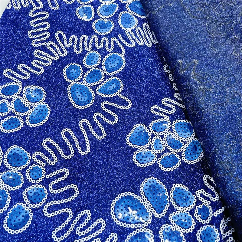 African Lace Fabric For Nigeria Dress 2024 Luxury French Net Sequins Sewing Embroidery Tulle Green High Quality Laces 2.5 Yards