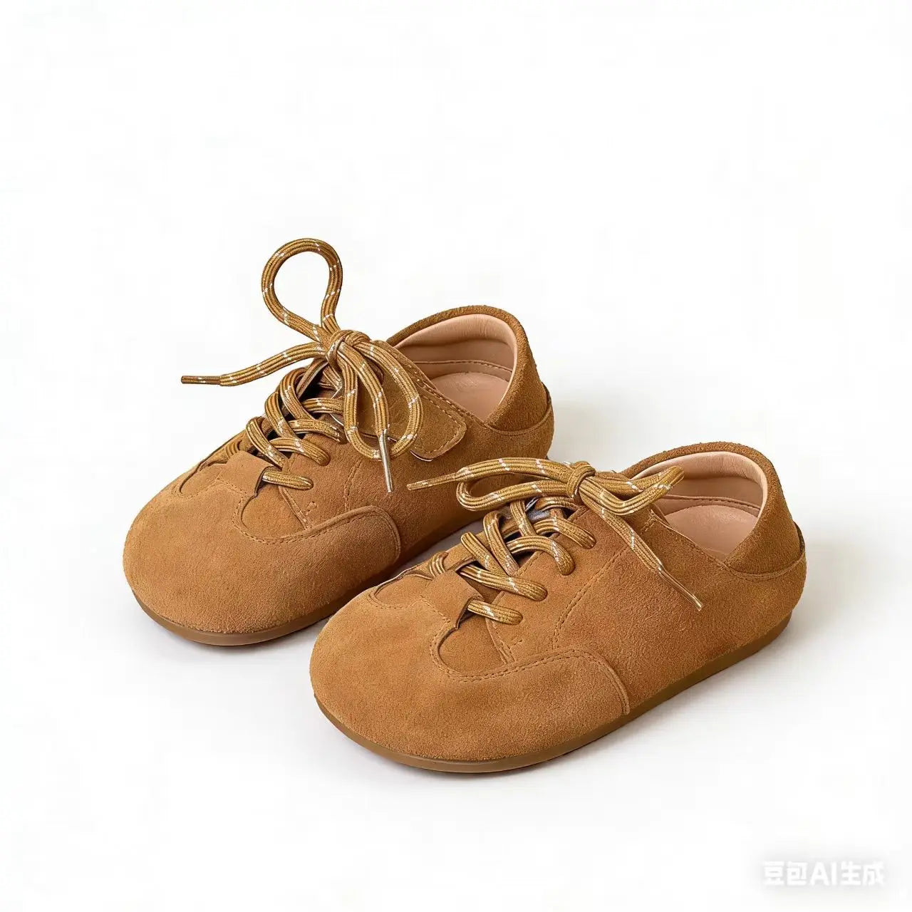 Children's shoes Korean version girls' leather shoes retro Boken shoes new boys' single shoes soft soled baby casual shoes