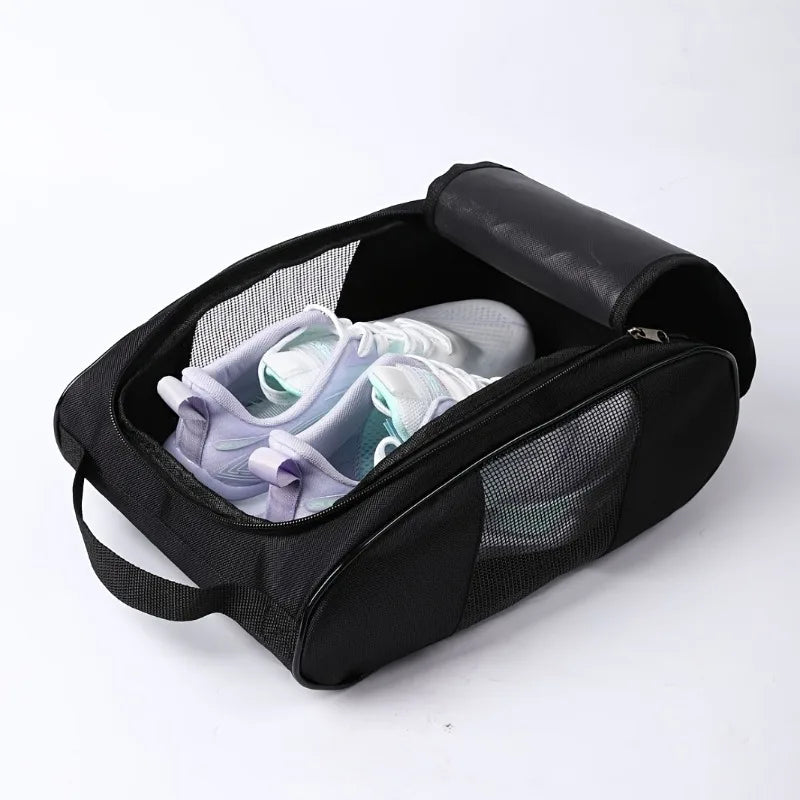 Premium Odor-Shoe Bag–Breathable Mesh Travel Organizer for Men&Women,Ventilated Sport Shoe Storage for Gym,Keeps Equipment Fresh