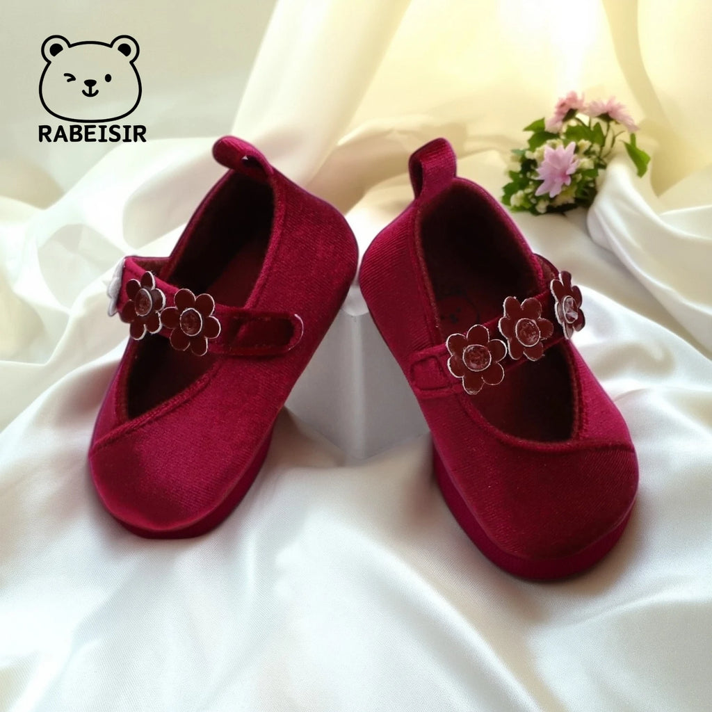 Baby Girl Princess Shoes 0-18 Months Baby Walking Shoes Fashionable and Sweet