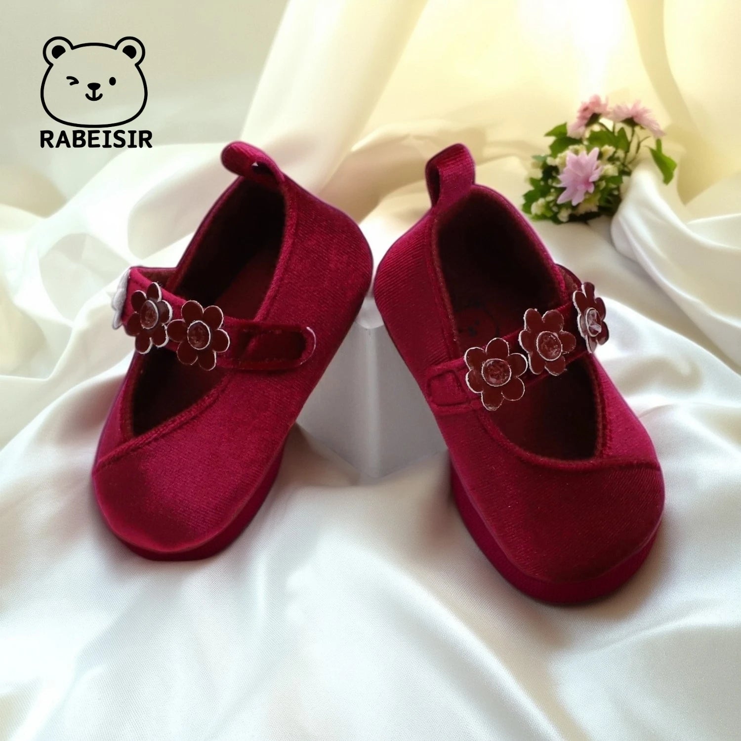Baby Girl Princess Shoes 0-18 Months Baby Walking Shoes Fashionable and Sweet