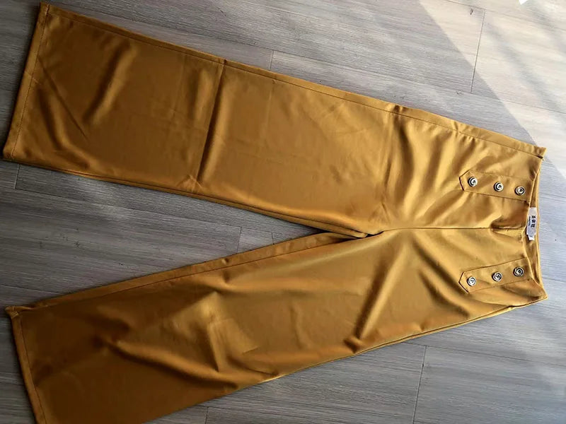 Modern Dance Pants New Female Latin Dance High Waist Wide Leg Trousers National Standard Ballroom Dance Pant Practice Competitio