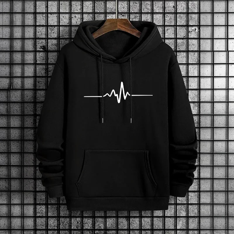2026 Men's Streetwear Tracksuit Set Oversized Hoodie and Baggy Joggers Urban Hip Hop Fashion Sportswear Fall/winter Jogging Suit