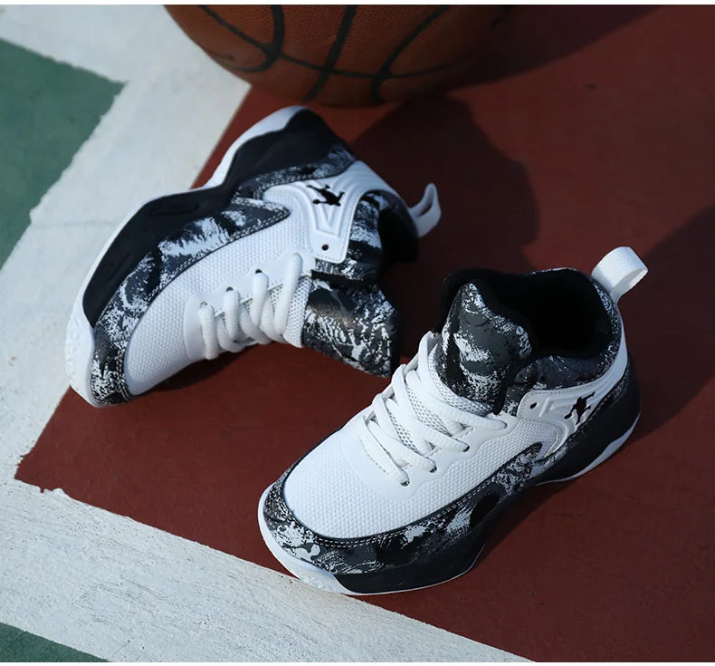 Children's Basketball Shoes for Boys Kids Sneakers Outdoor Non-slip Sports Running Child Girls Basket Trainer Shoes Walking Shoe