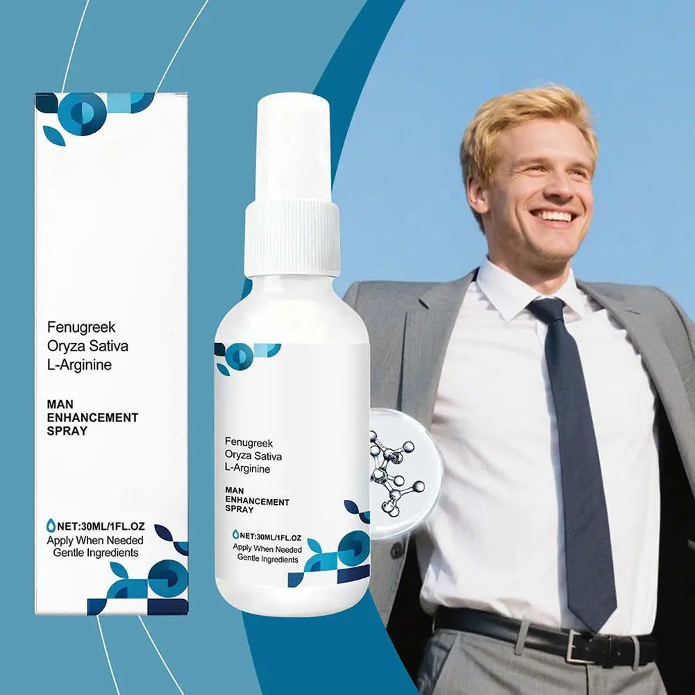 Men's Gently Care Spray Nourishes Men's Bodies Daily Condition Active Energy Recovery Care Enhancing Refreshed Body Care Spray